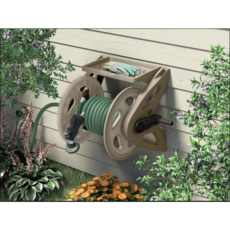 Suncast Plastic Wall Mounted Hose Reel Wayfair